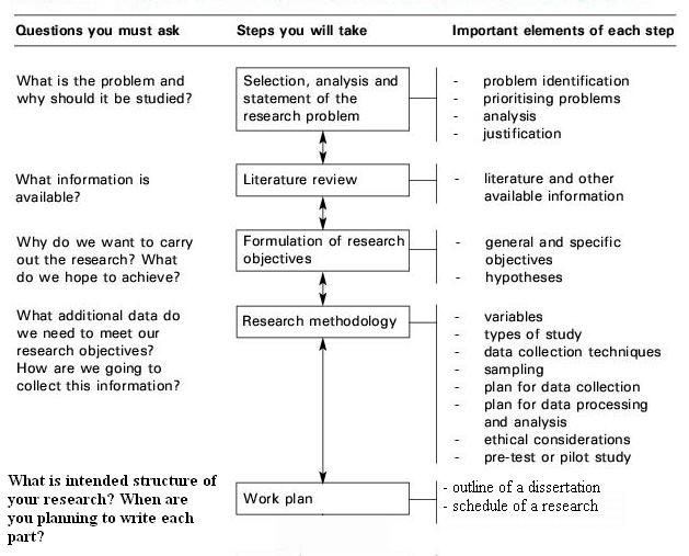 Dissertation structure