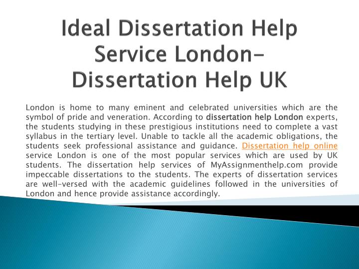 Dissertation writing help uk