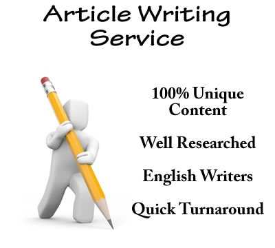 High quality article writing service