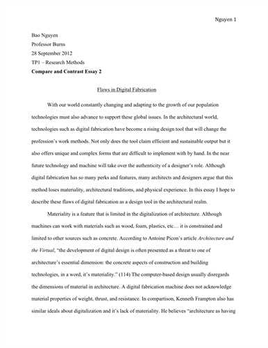 Writing a reflective essay